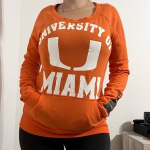 PINK Victoria’s Secret University of Miami Long Sleeve Shirt
